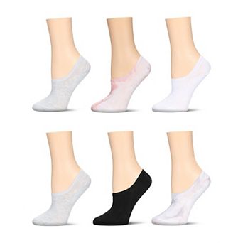 Women's 6 Pair Pack Tie Dye No Show Sneaker Liners