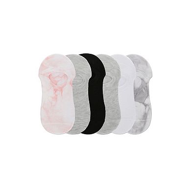 Women's 6 Pair Pack Tie Dye No Show Sneaker Liners