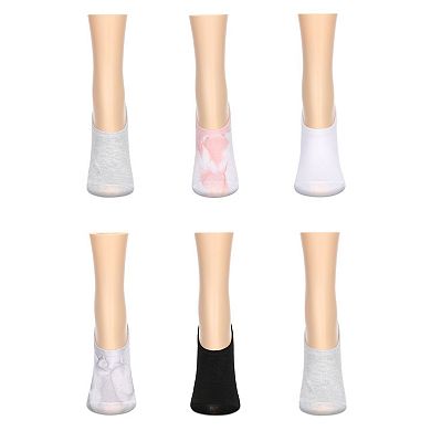 Women's 6 Pair Pack Tie Dye No Show Sneaker Liners
