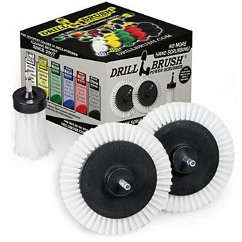 3 Pack Power Scrubber Cleaning Brush - Car Detailing Kit - Crevices And Hard To Get To Areas