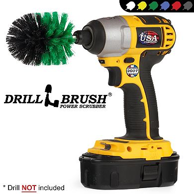 Mini Original Green Brush - Medium Stiffness - Kitchen Sink & Fixture Cleaning - Oven Cleaning