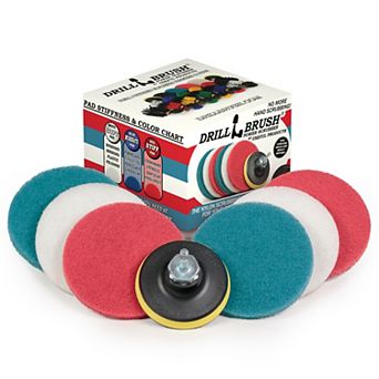 All Purpose Scrub Pads - Six Pack Of Cleaning Pads - Bathroom Cleaner - Auto Detailing - Stove Top