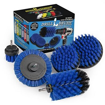 Grout Cleaner Brush Kit - Bathroom Brush Attachment Set - Household Cleaning Set - Bathroom Cleaning