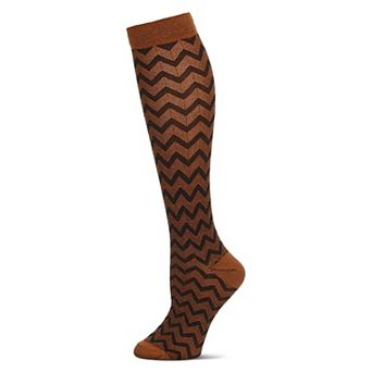 Zagtrast Two-tone Cotton Blend Knee High Sock