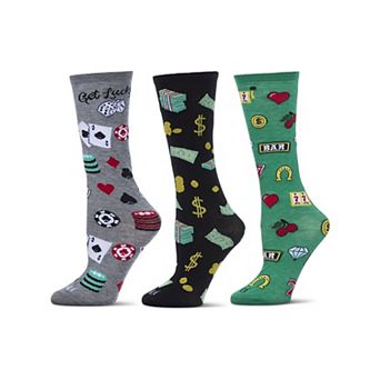 You Bet You 3 Pack Gift Set Crew Socks
