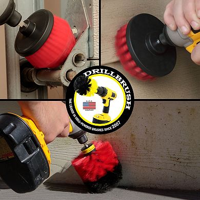 Wood Cleaner - Concrete Cleaner - Deck Brush - Brick Cleaner - Floor Scrub Brush - Stiff Bristle