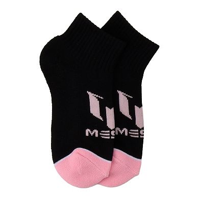 Boys 4-20 Messi 6-Pack Lockup Cushioned Quarter Socks