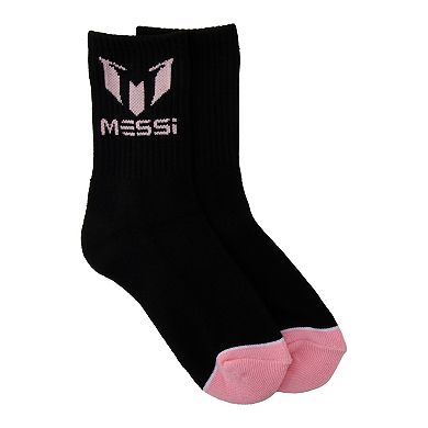 Boys 4-20 Messi 6-Pack Lockup Cushioned Crew Socks