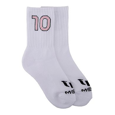Boys 4-20 Messi 6-Pack Lockup Cushioned Crew Socks