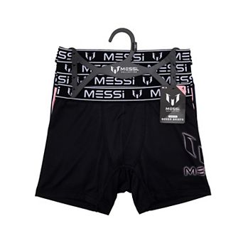 Boys 4-20 Messi 4-Pack Stretch Boxer Briefs
