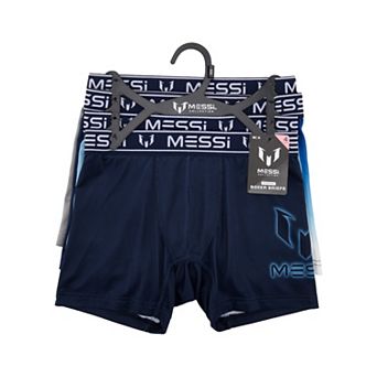 Boys 4-20 Messi 4-Pack Stretch Boxer Briefs