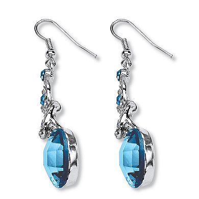 PalmBeach Jewelry Simulated Birthstone Silvertone Jewelry Set