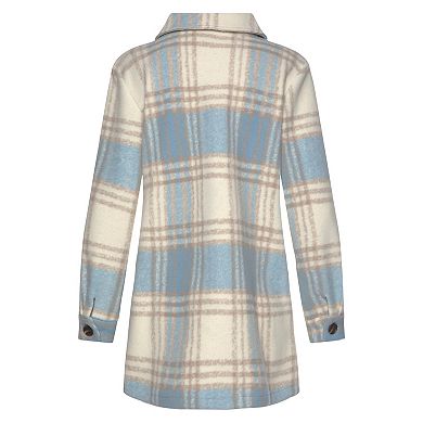 Lascana Women's Plaid Shirt Jacket