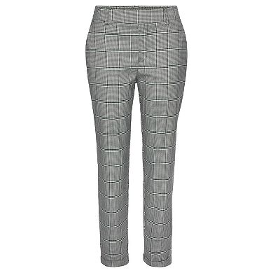 Lascana Women's Plaid Ankle Pants