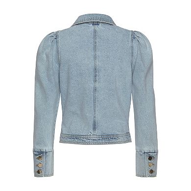 Lascana Women's Puff Sleeve Denim Jacket