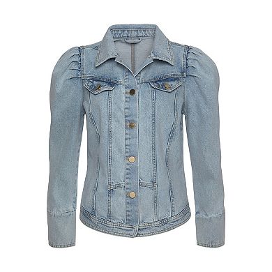 Lascana Women's Puff Sleeve Denim Jacket