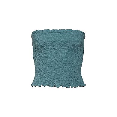 Lascana Women's Smocked Strapless Top