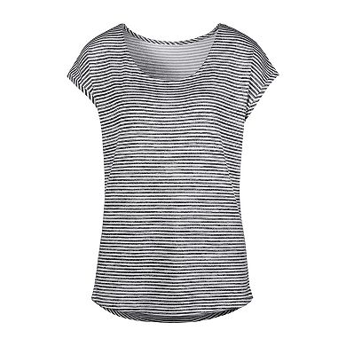 Lascana Women's Striped Short Sleeve Top