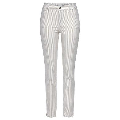 Lascana Women's Striped High Waisted Pants