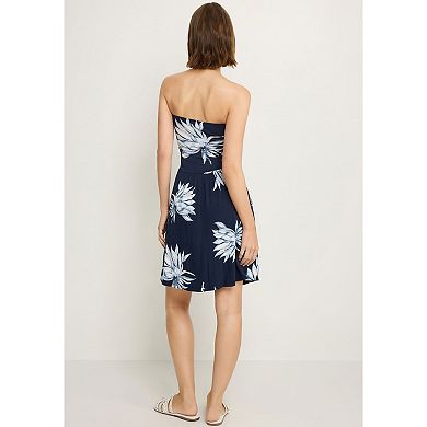 Lascana Women's Strapless Ruched Dress