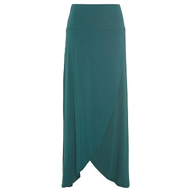 Lascana Women's Wrap Look Maxi Skirt