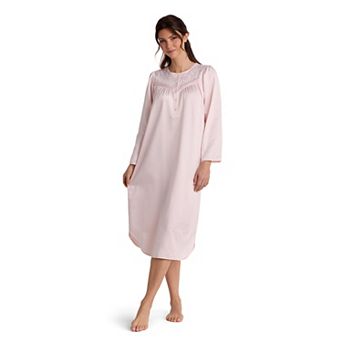 Women's Miss Elaine Essentials Brushed Back Satin Long Gown