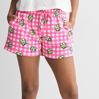 Juniors' Hello Kitty Kerokerokeroppi Fleece Shorts