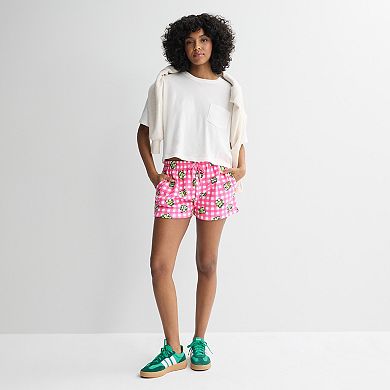 Juniors' Hello Kitty Kerokerokeroppi Fleece Shorts