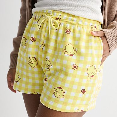 Juniors' Sanrio Pompompurin Fleece Shorts