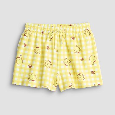 Juniors' Sanrio Pompompurin Fleece Shorts