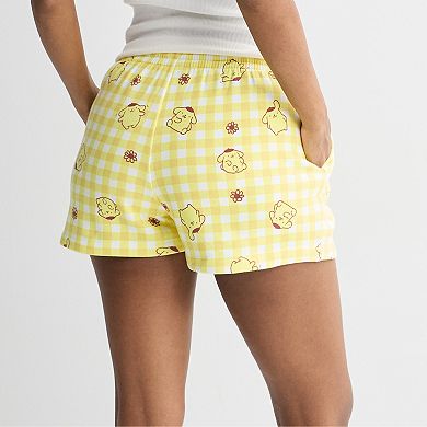 Juniors' Sanrio Pompompurin Fleece Shorts