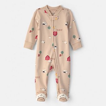 Baby Carter's 100% Cotton 2-Way Zip Sleep & Play Pajamas