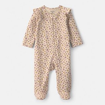 Baby Carter's 100% Cotton 2-Way Zip Sleep & Play Pajamas