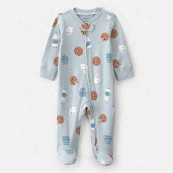 Baby Carter's 100% Cotton 2-Way Zip Sleep & Play Pajamas