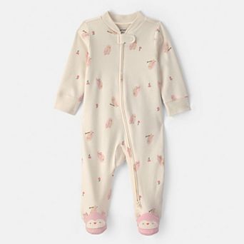 Baby Carter's 100% Cotton 2-Way Zip Sleep & Play Pajamas