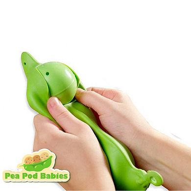 Pea Pod Babies Beach Party Set - 26-Piece Mini Collectible Dolls & Accessories