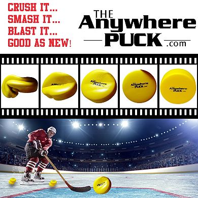 Anywhere Sports 6-Pack Foam Hockey Training Pucks