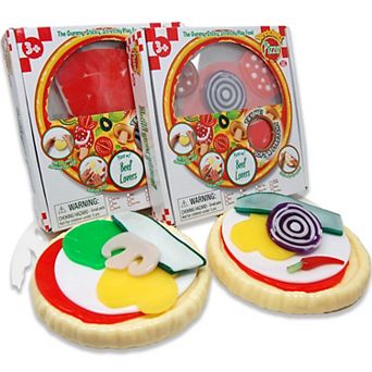Stretcheez Pizza 2 pc Surprise Assorted Styles & Toppings Toy Food - Styles May Vary
