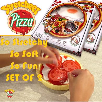 Stretcheez Pizza 2-Piece Surprise Assorted Styles & Toppings Toy Food - Styles May Vary