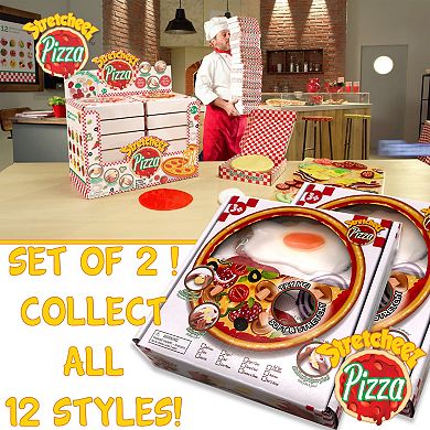 Stretcheez Pizza 2-Piece Surprise Assorted Styles & Toppings Toy Food - Styles May Vary