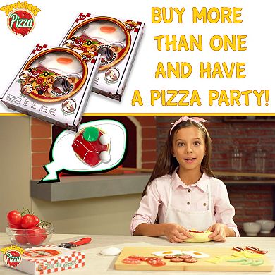 Stretcheez Pizza 2-Piece Surprise Assorted Styles & Toppings Toy Food - Styles May Vary