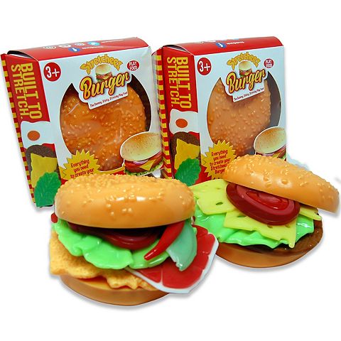 Детские куклы Stretcheez Hamburger 2 pc Surprise Assorted Styles Stretchy Squishy Toy Food - Styles May Vary