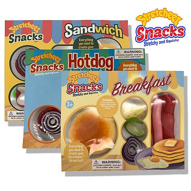 Stretcheez Snacks 2-Piece Mystery Combo Breakfast & Hotdog Sets - Styles May Vary