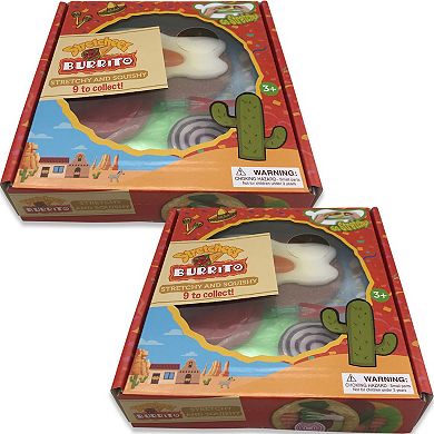 Stretcheez Burrito 2-Pack Surprise Assorted Styles & Toppings Stretchy Toy Food - Styles May Vary
