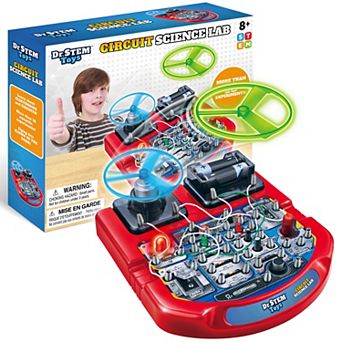 Dr. STEM Circuit Science Lab LED Light-Up STEM Kit with 18 Experiments