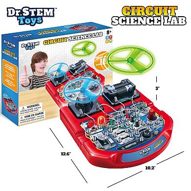 Dr. STEM Circuit Science Lab LED Light-Up STEM Kit with 18 Experiments