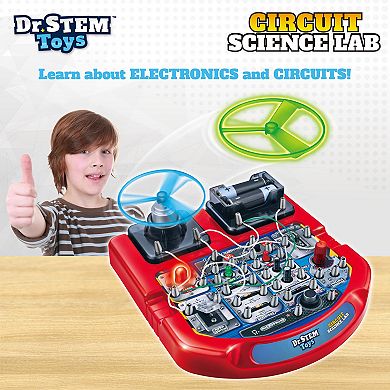 Dr. STEM Circuit Science Lab LED Light-Up STEM Kit with 18 Experiments