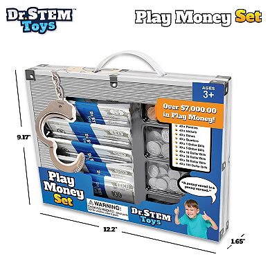 Dr. STEM Play Money 400-Piece Realistic Currency Set