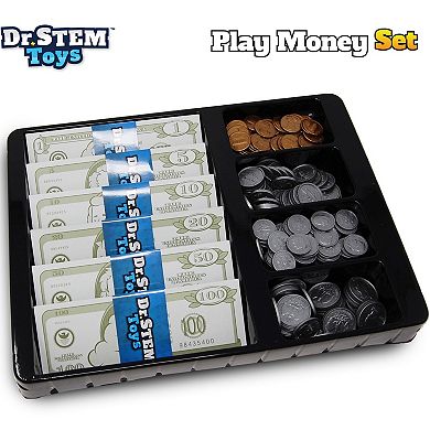 Dr. STEM Play Money 400-Piece Realistic Currency Set