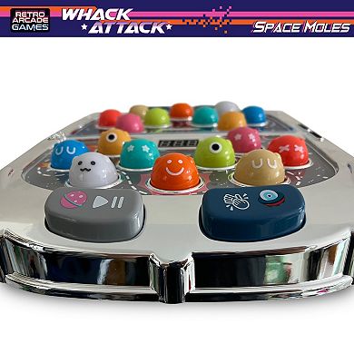 Thin Air Games Whack Attack Space Mole Lights & Sounds Tabletop Game